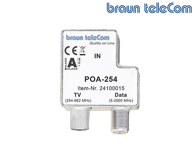BTV 2 GHz verdeler TV/modem (POA-254)