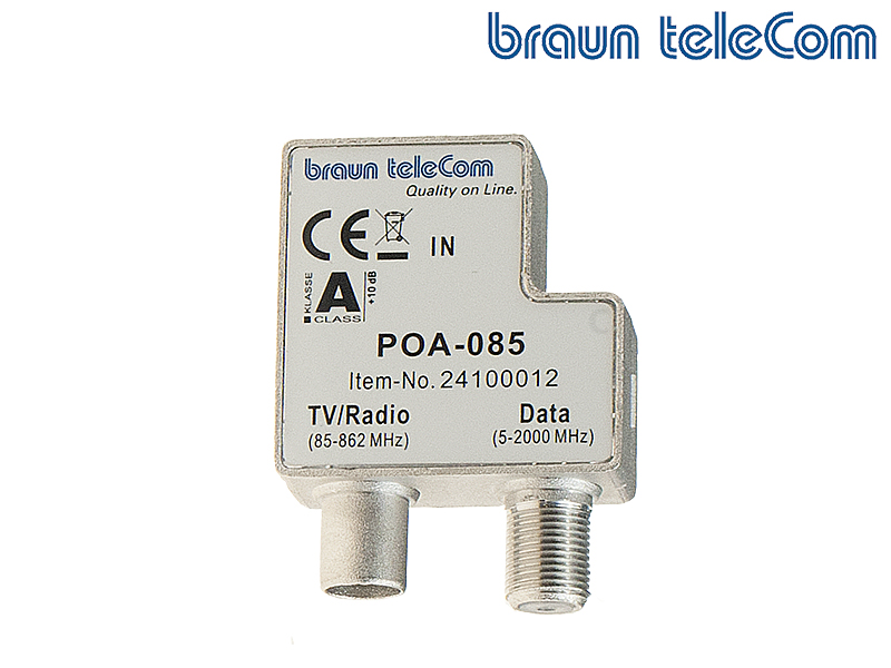 BTV 2 GHz verdeler TV/modem(POA-085)